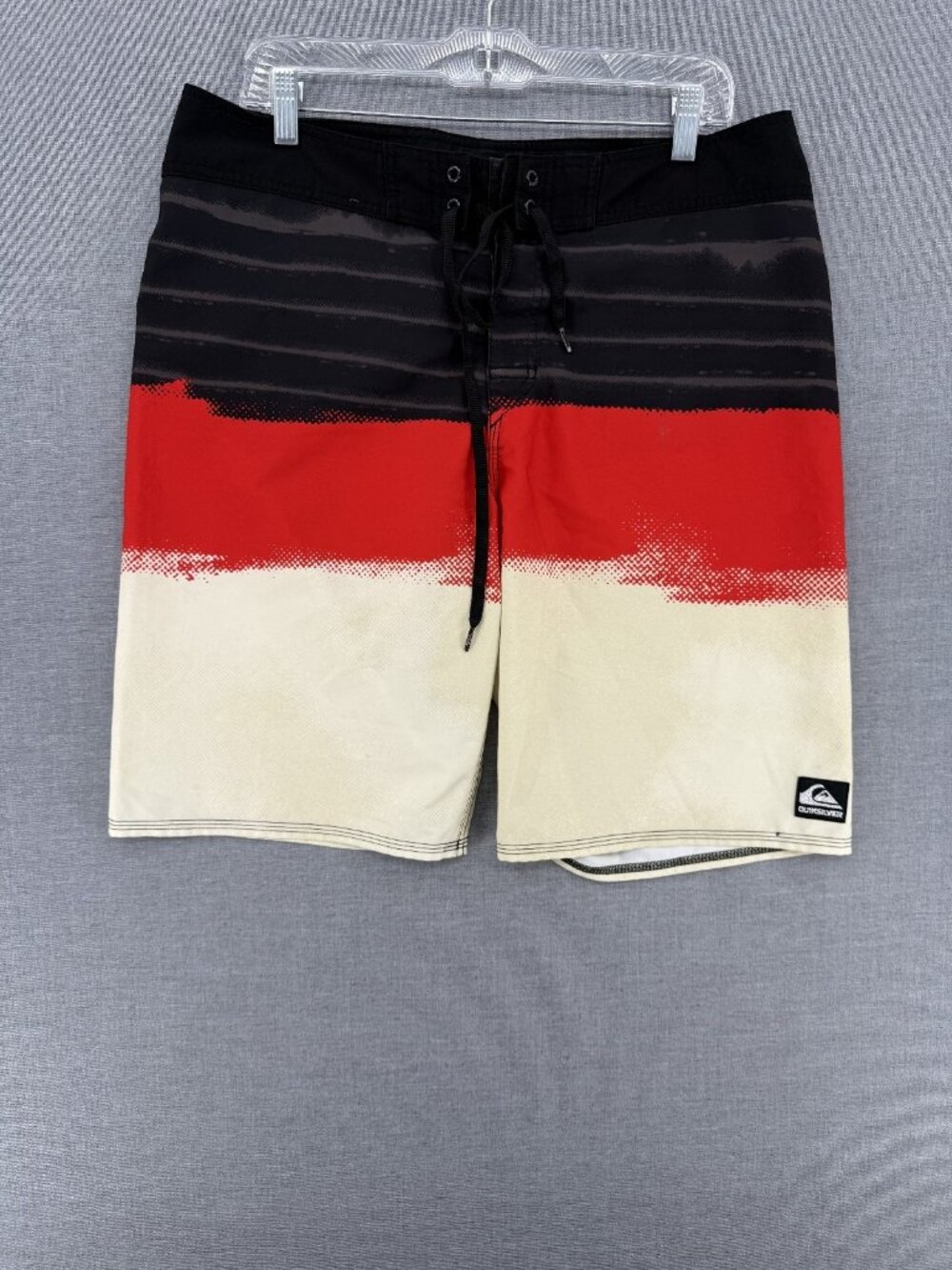 Quiksilver Board Shorts Mens 36 10" Colorblock Swim Trunks Drawstring